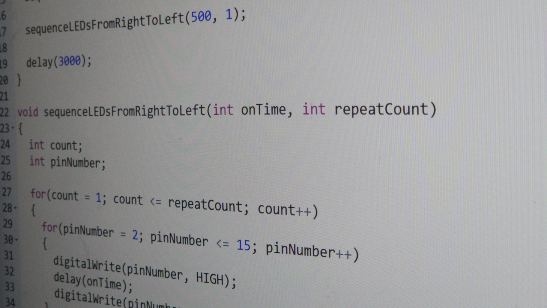 a photo of a screen with some code from giffer exercise 5