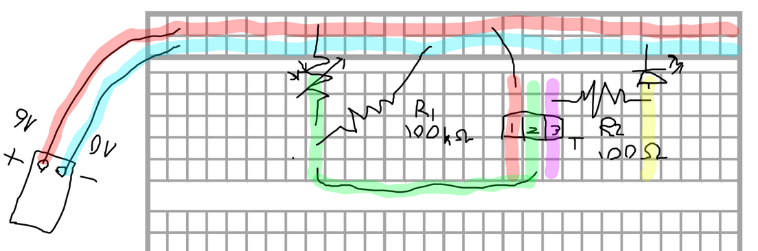 nightlight breadboard diagram