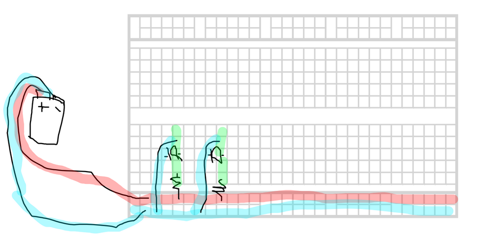 parallel breadboard diagram